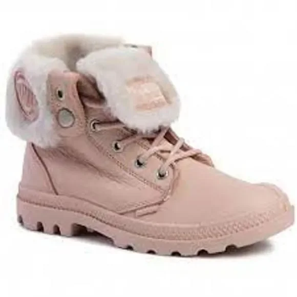 Hiking Boots PALLADIUM Baggy S 96433-612-M Rose Dust SIZE 5.5 - Picture 4 of 4
